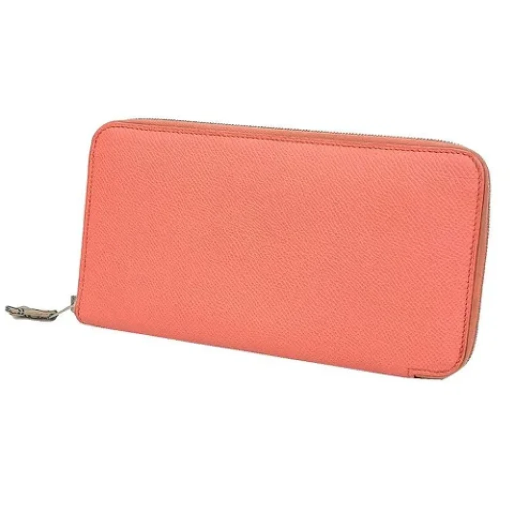 Hermès Vintage Pre-owned Leather wallets Pink Dames
