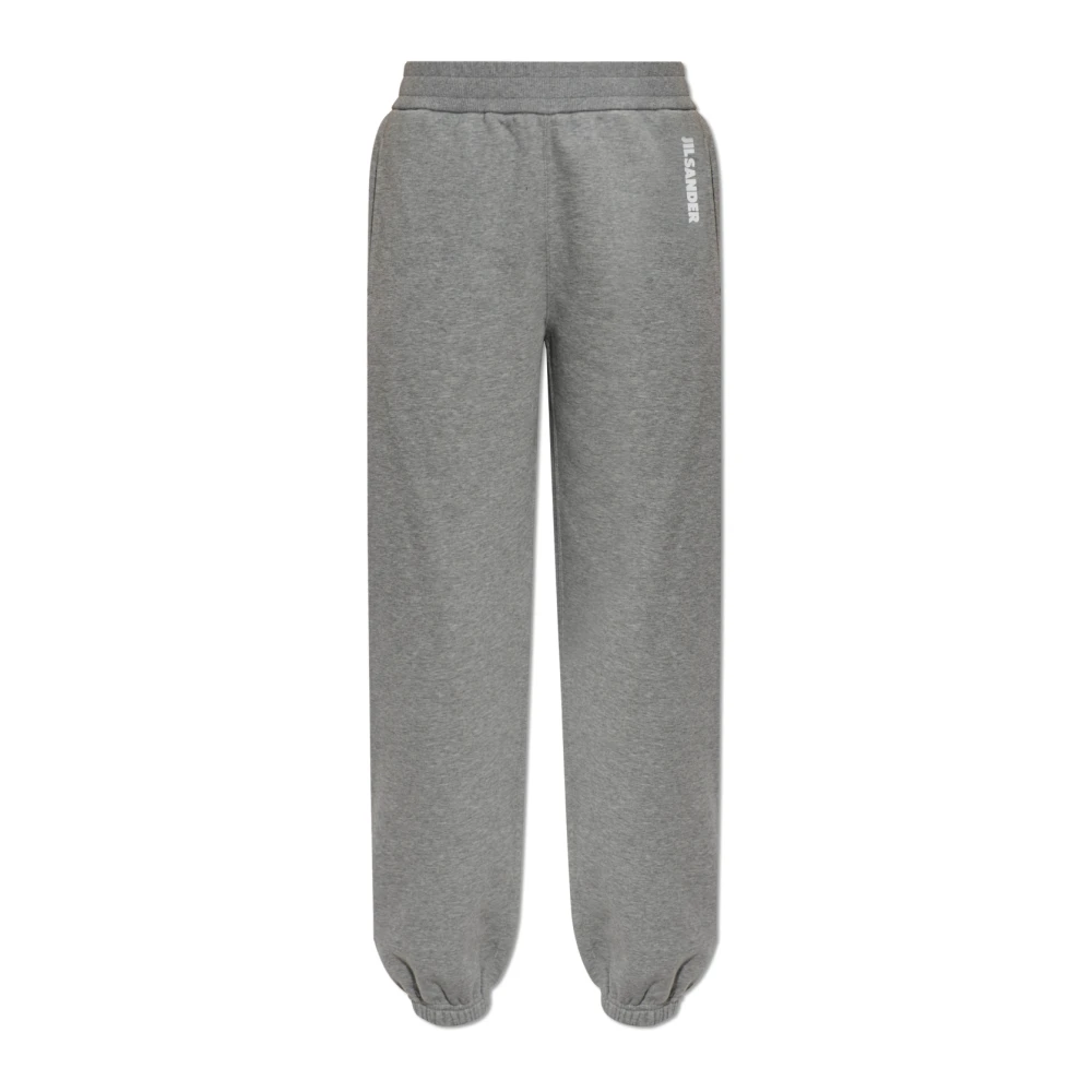 Jil Sander Femme Gris - Pantalons De Survêtement With Printed Logo - Pantalons - Taille: 38 Fr