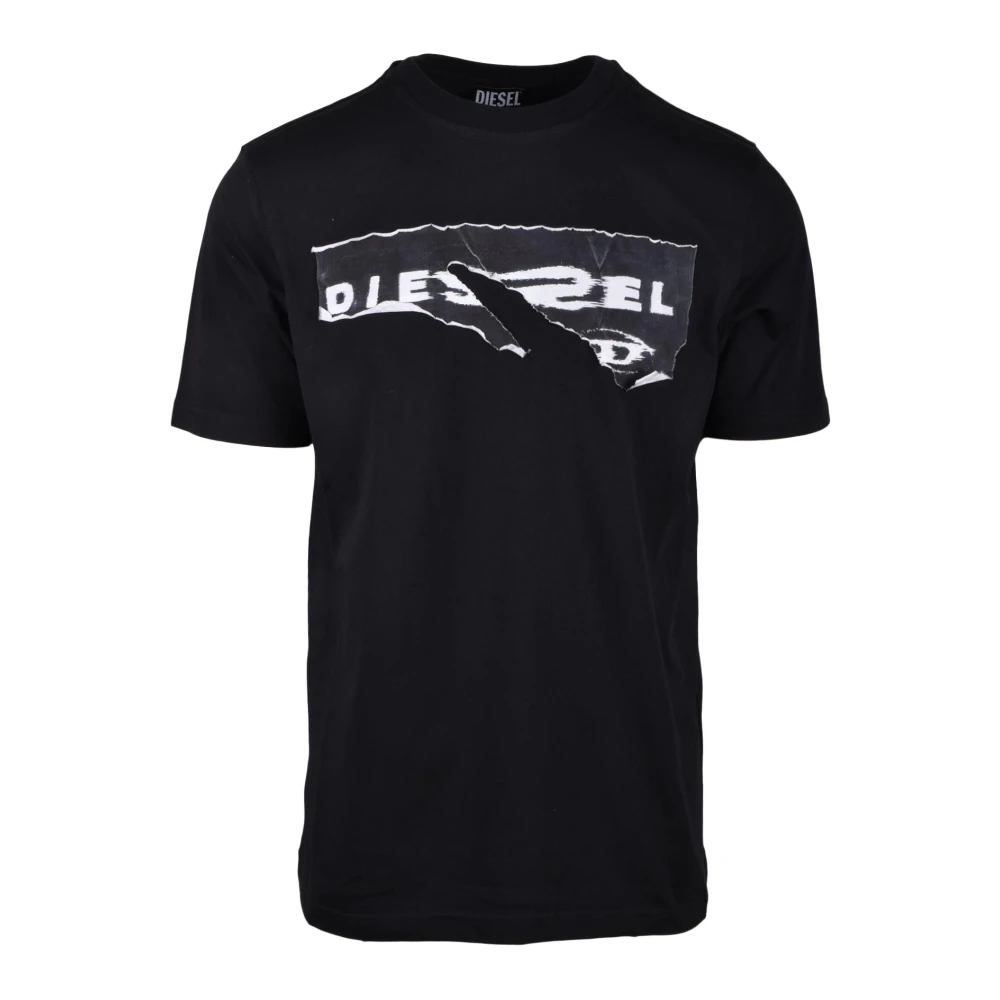 Diesel - Tops > T-Shirts - Black - Diesel - Modalova