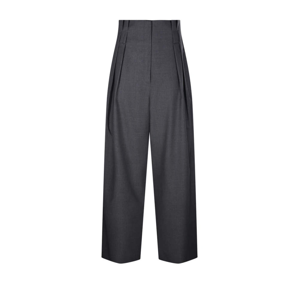 Róhe Donkergrijze Paperbag Taille Broek Gray Dames