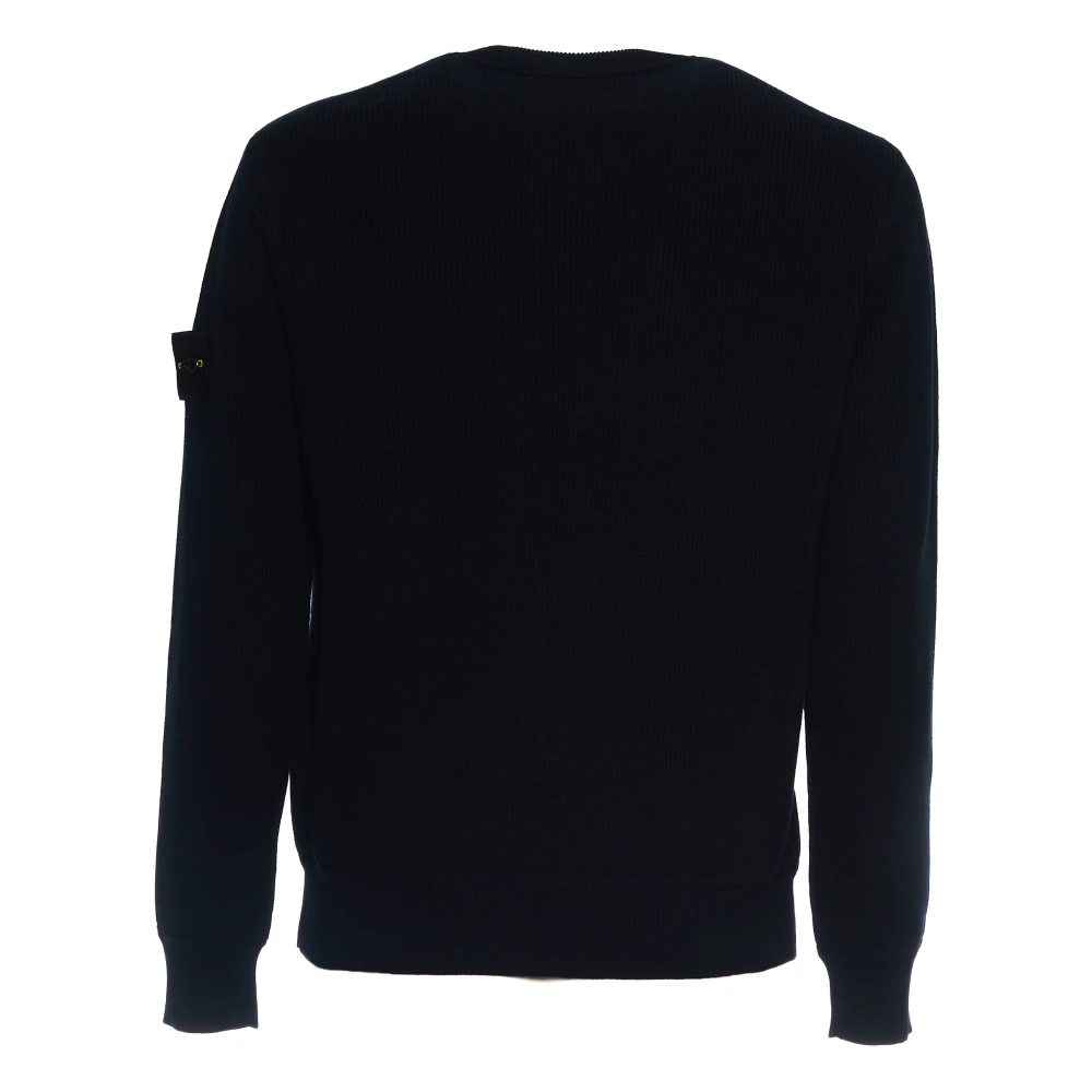 Stone Island Ribtrui in Blauw Blue Heren
