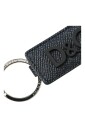 porte-cles-en-cuir-de-luxe-en-noir-and-argent