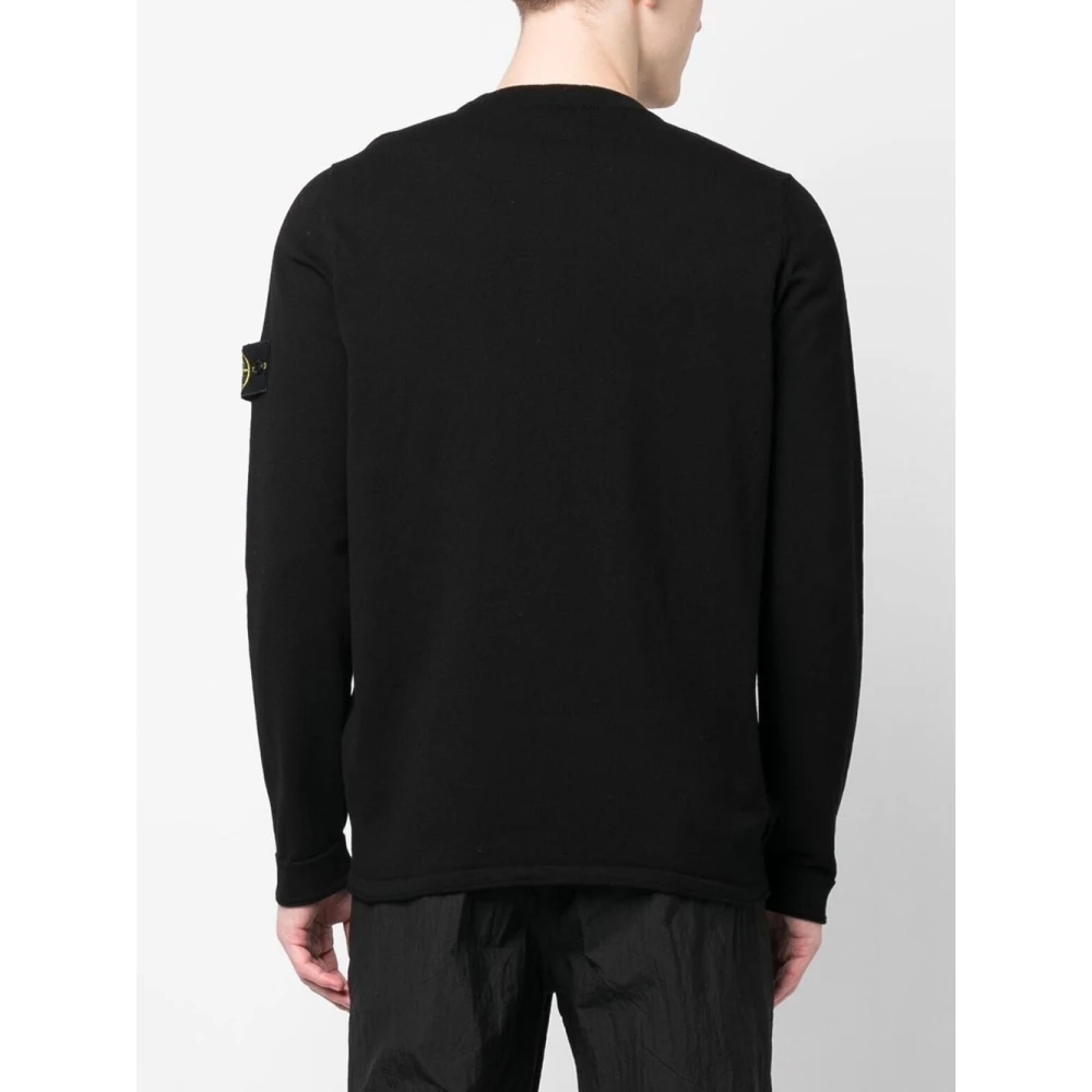 Stone Island Zwarte Herentruien Black Heren