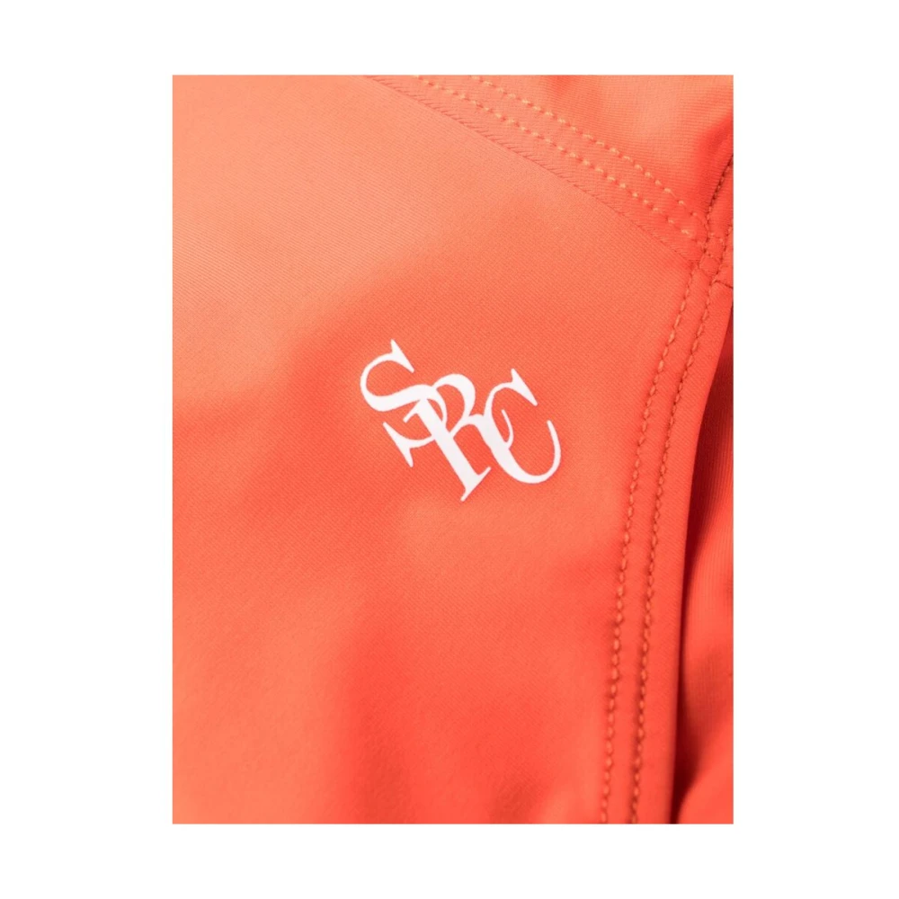 Sporty & Rich Sporty Rich Logo-Print Badpak Orange Dames