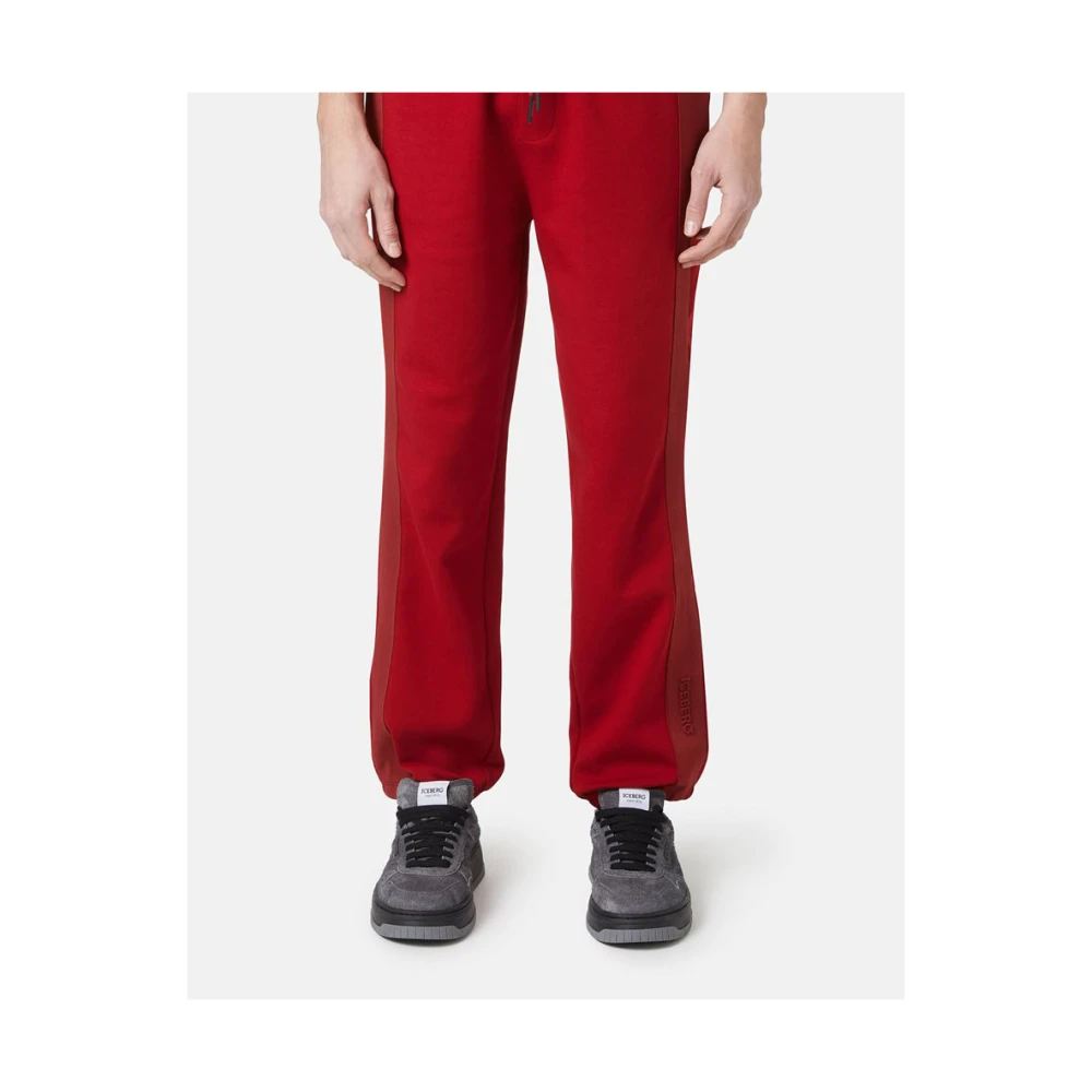 Iceberg Joggers fit sweatpants Red Heren
