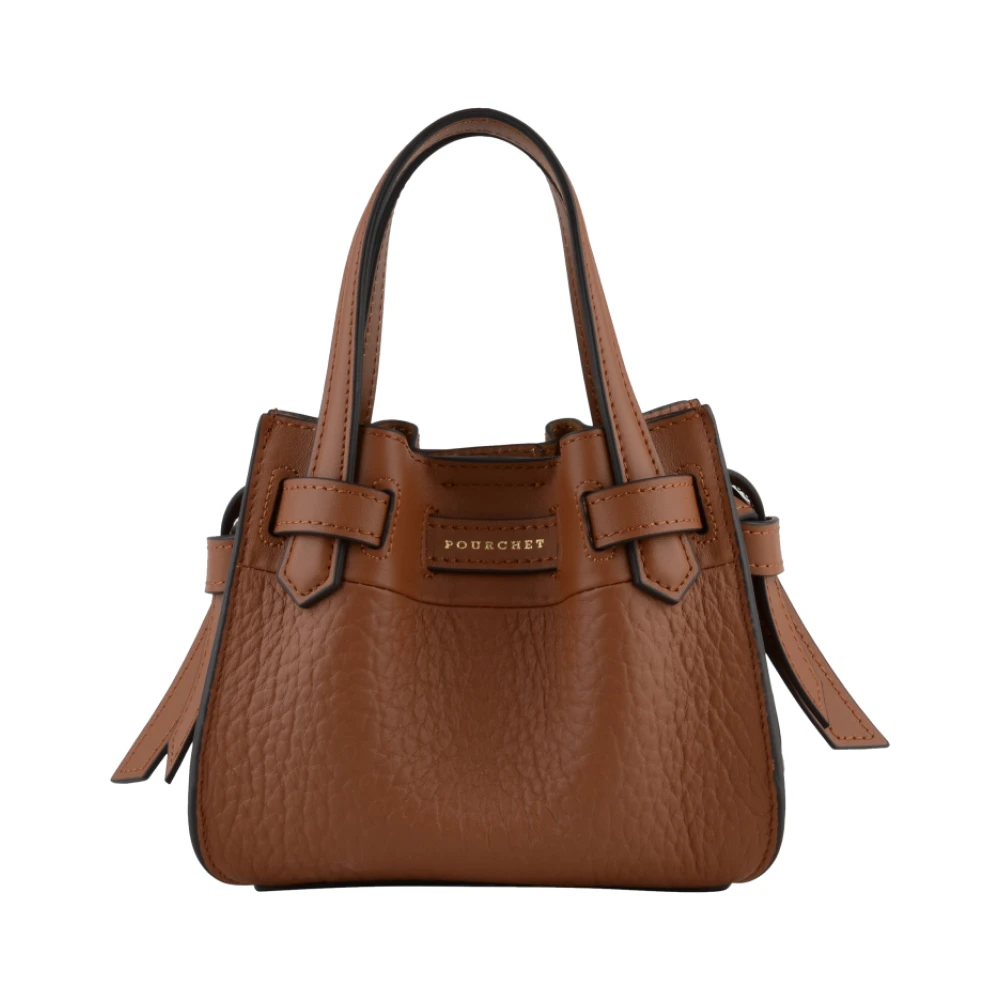 Pourchet Paris Micro Crossbody Bag Brown Dames