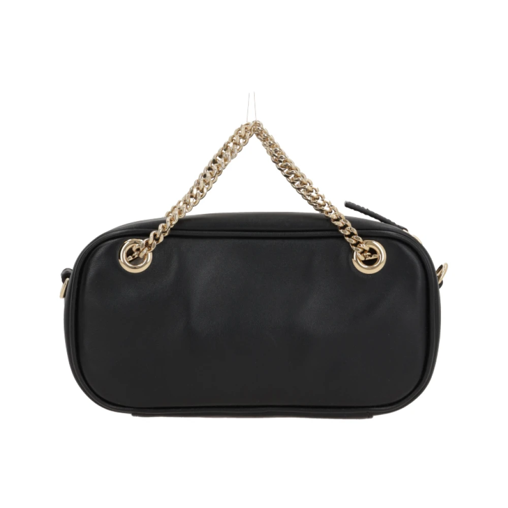 Valentino Garavani Zwarte schoudertas met VLogo-detail Black Dames