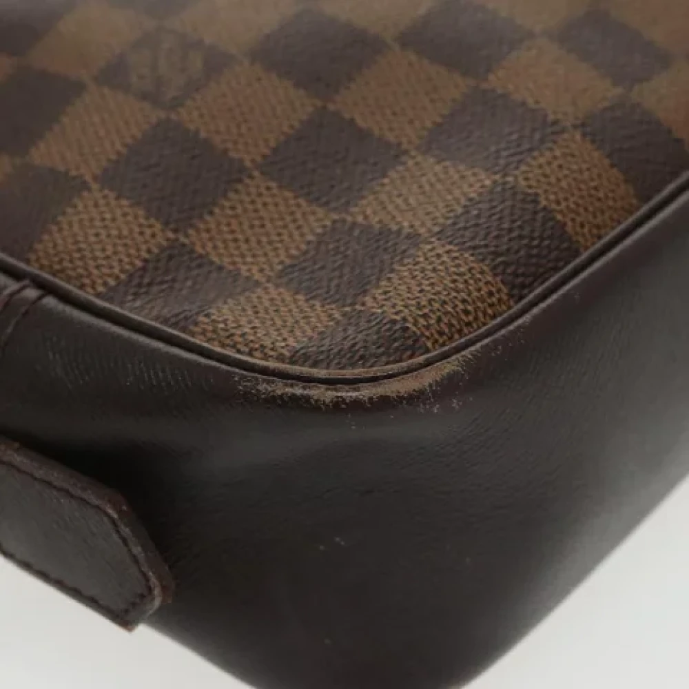 Louis Vuitton Vintage Pre-owned Canvas clutches Brown Dames
