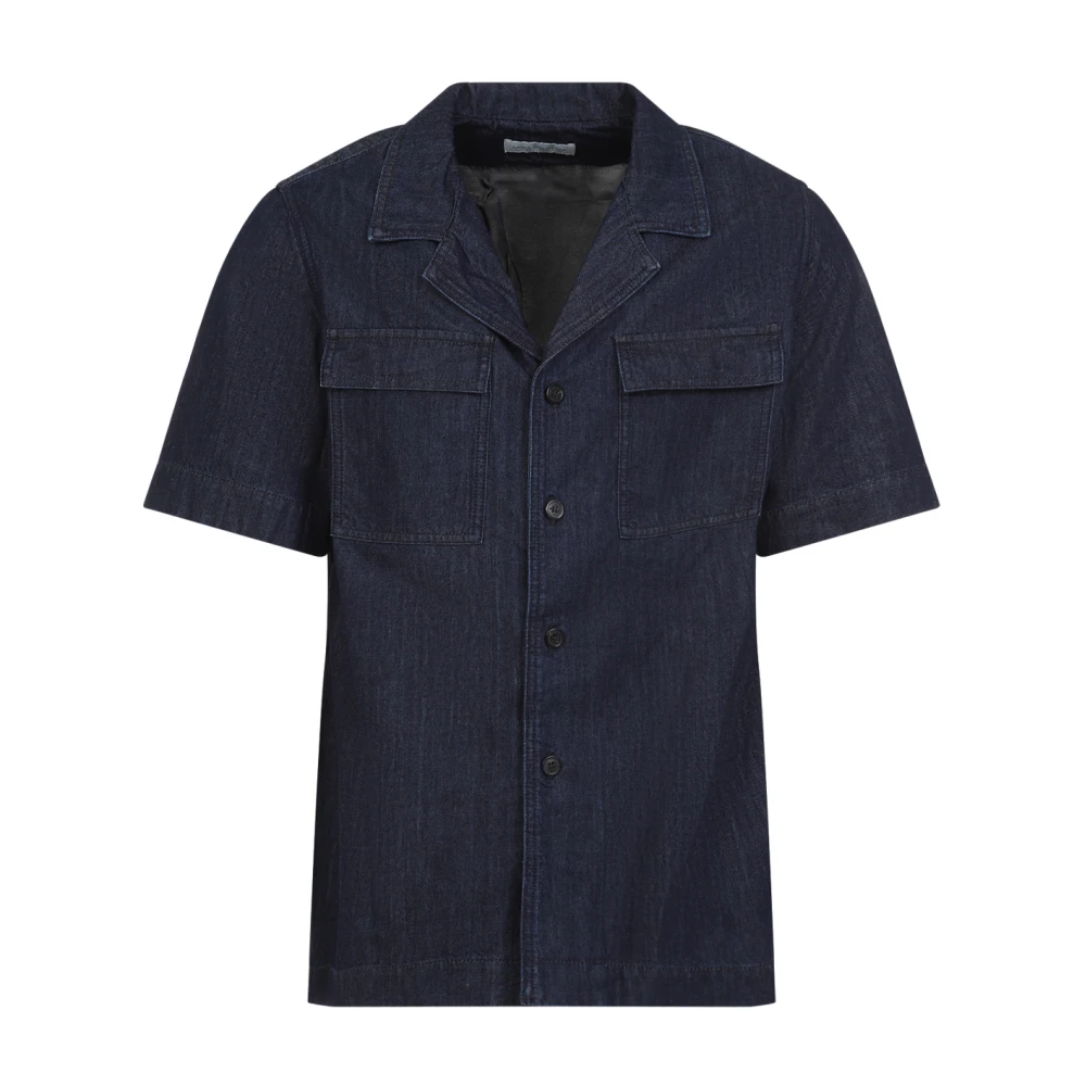 Dries Van Noten Blauw Stijlvol Herenshirt Blue Heren