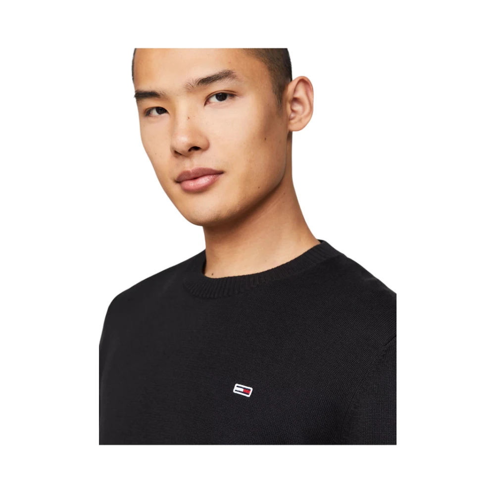 Tommy Jeans Trui met ronde hals Black Heren