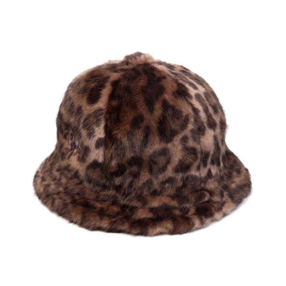 Needles Leopard Print Bucket Hat Brown Heren