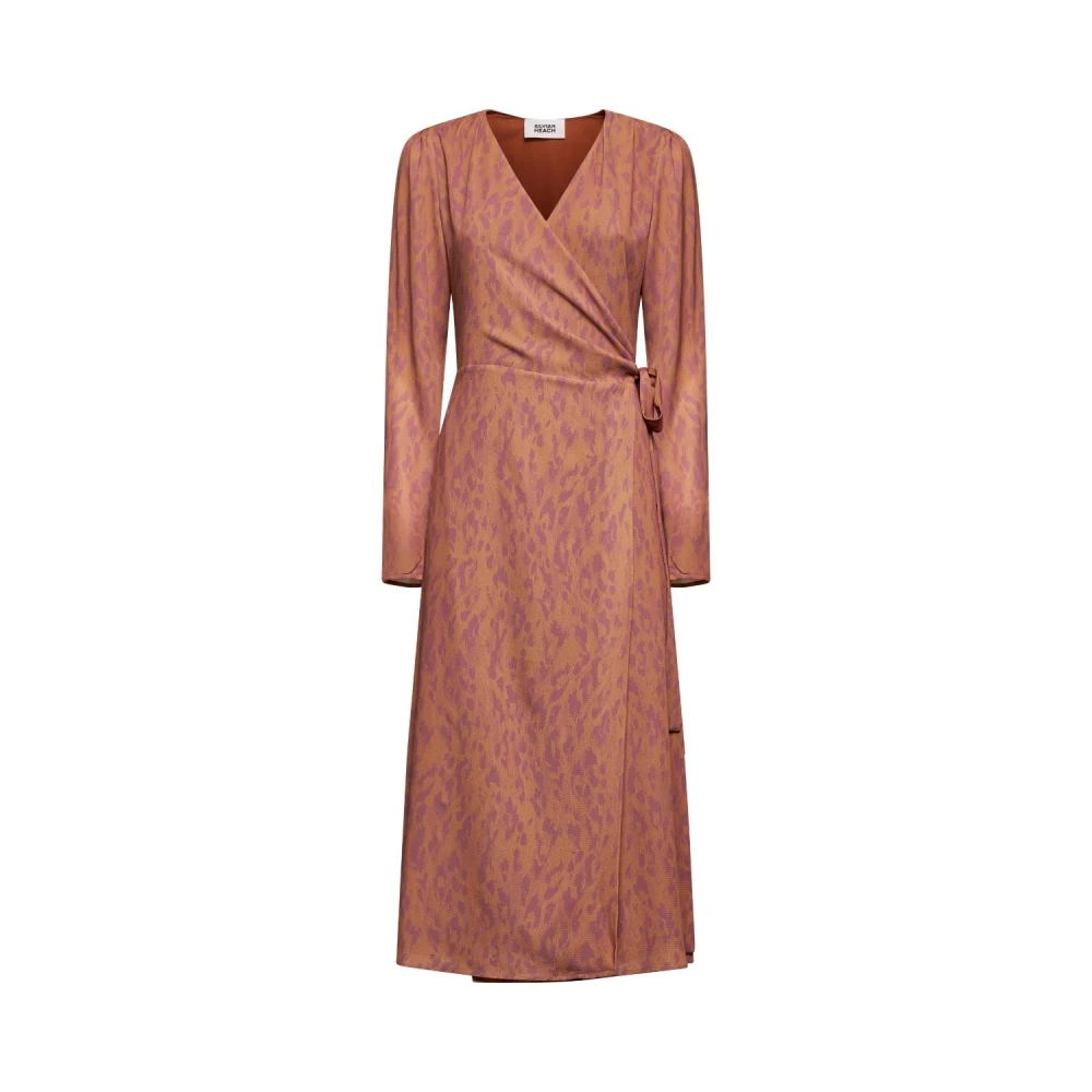 Silvian Heach Donna Rosa - Abito Incrociato Con Scollo A V - Dresses - L