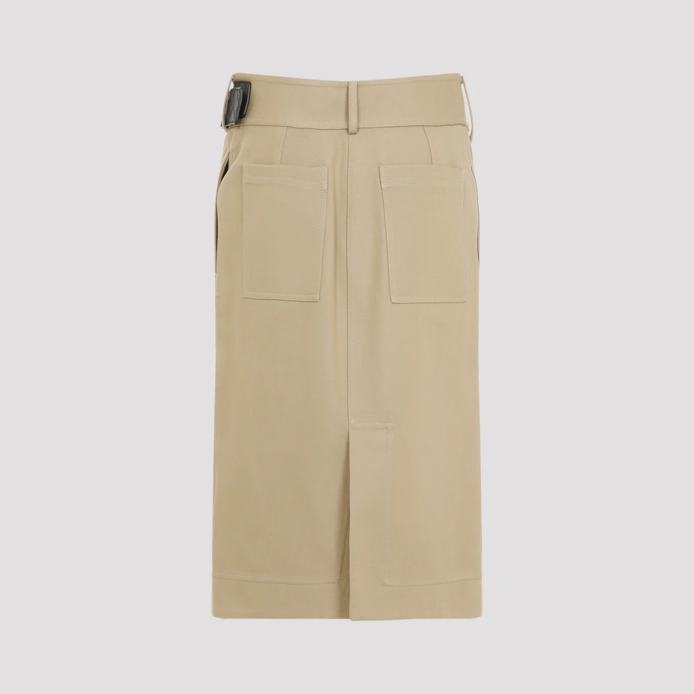 Bottega Veneta Neutrale Rokken Aw24 Beige Dames