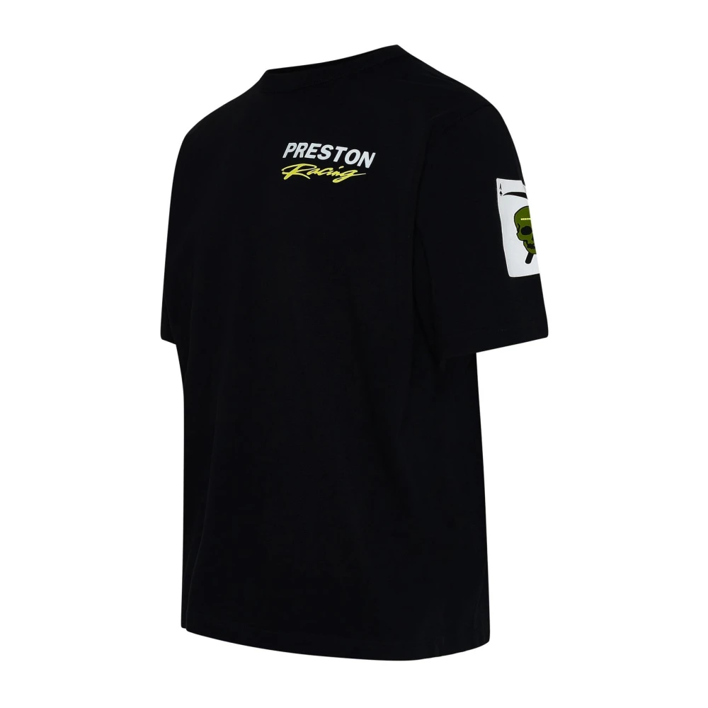 Heron Preston Zwarte katoenen T-shirt met logo prints Black Heren