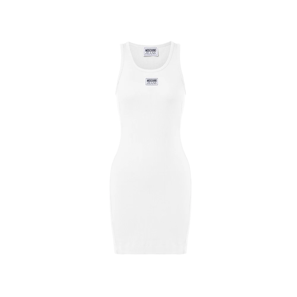 Moschino Witte Jurken voor Vrouwen White Dames
