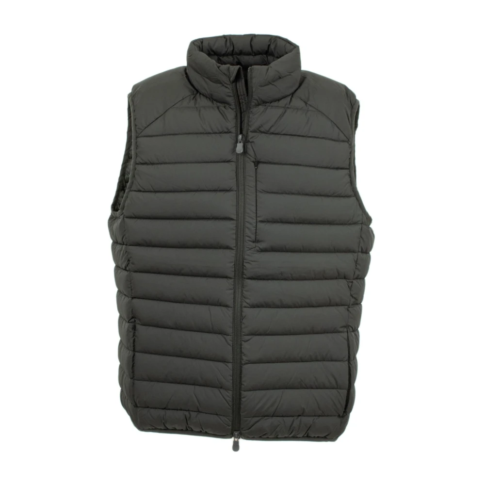 Save The Duck Puffer Vest Lichtgewicht Mouwloze Jas Green Heren