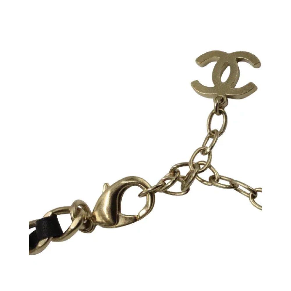 Chanel Vintage Pre-owned Metal belts Yellow Dames