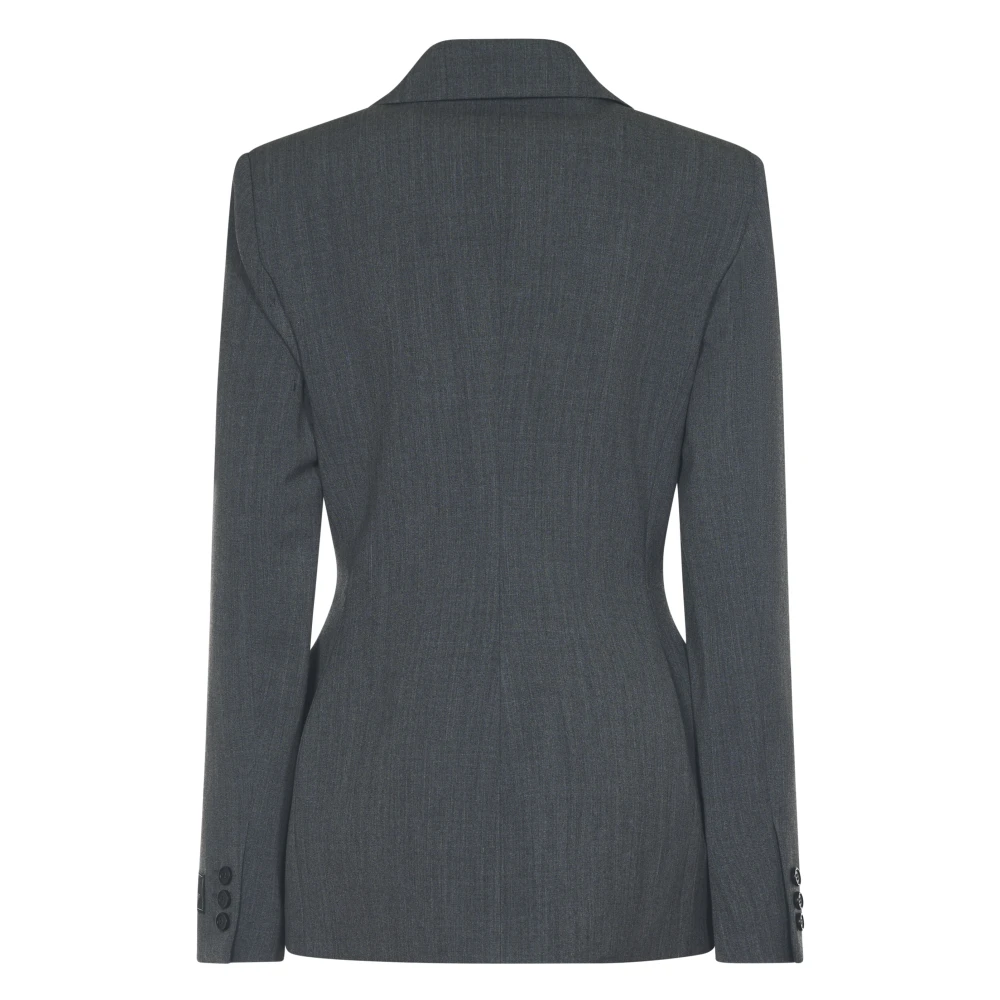 Msgm Grijze Jas voor Mannen Gray Dames