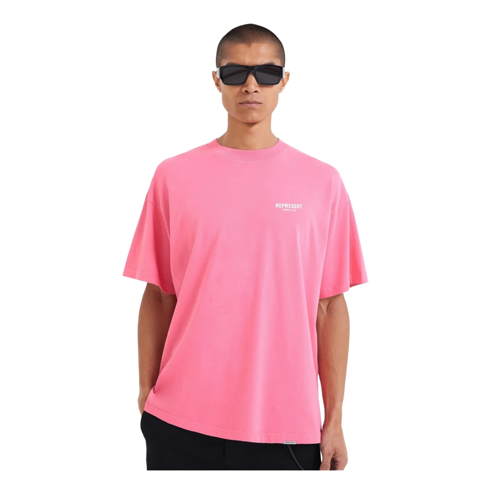 Represent Owners Club T-shirt Pink Heren
