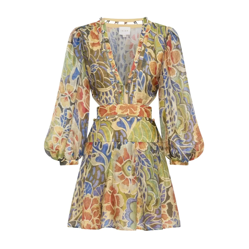 Ixiah Casablanca Mini Jurk Multicolor Dames