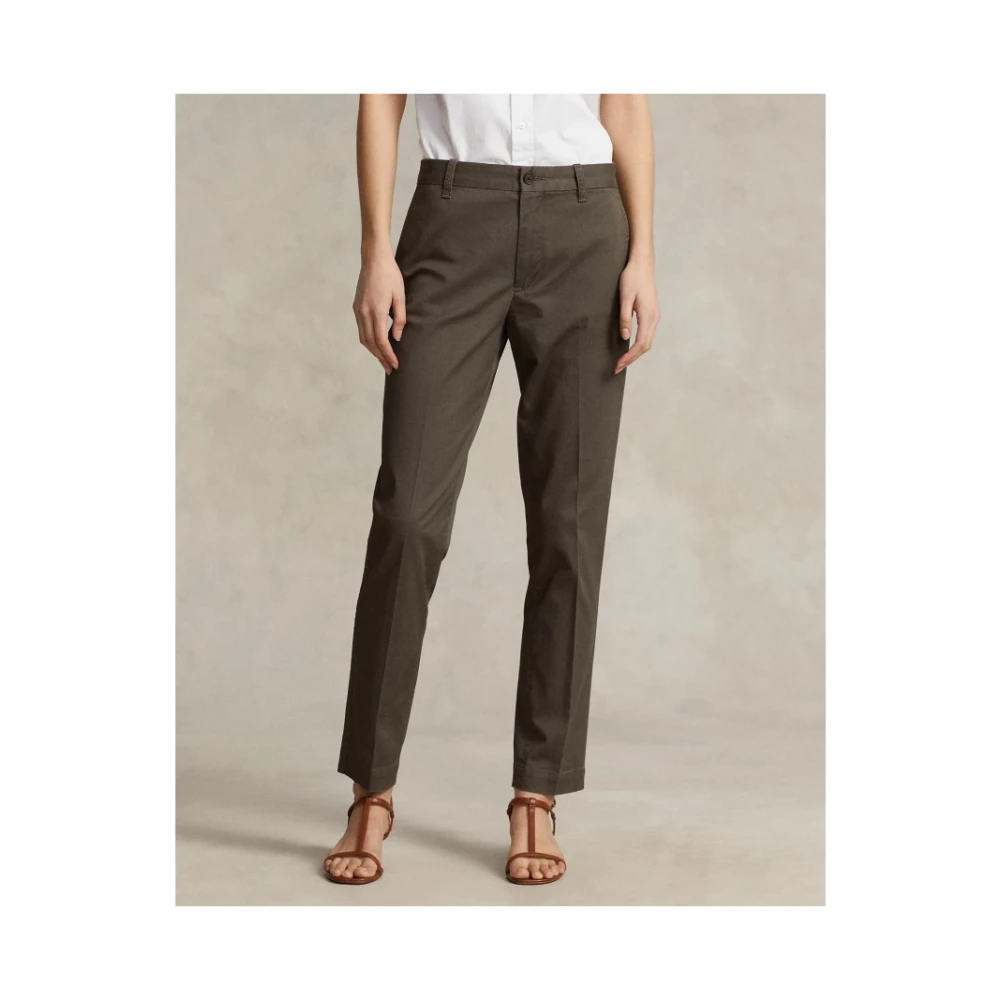 Ralph Lauren Chino Enkelbroek Olijf