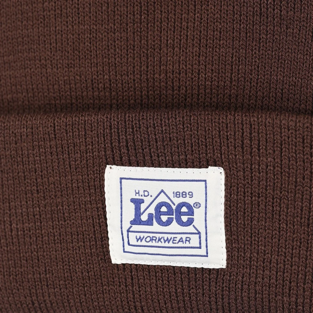 Lee Effen Kleur Beanie Hoed Unisex Brown Unisex