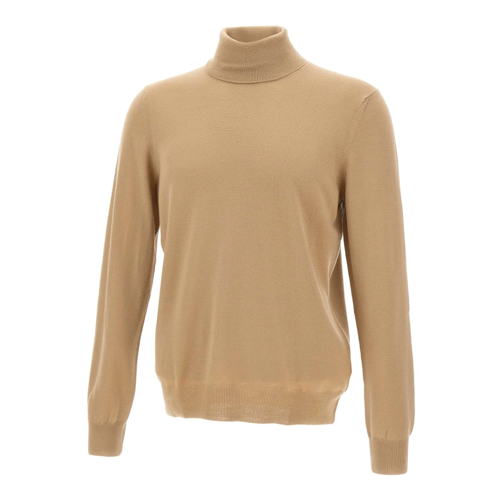 Gran Sasso Men's Beige Cycling Turtleneck