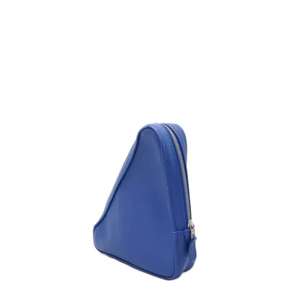 Balenciaga Vintage Pre-owned Leather clutches Blue Dames