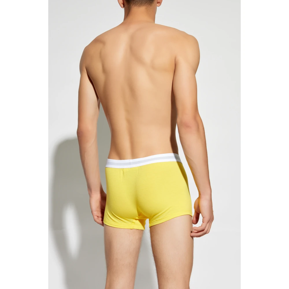 Dsquared2 Slips met logo Yellow Heren