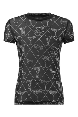 Tulle Pure Fit T-Shirt Cocktails Crystal