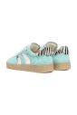 sneakers-turquoise-en-daim-leopard-argent