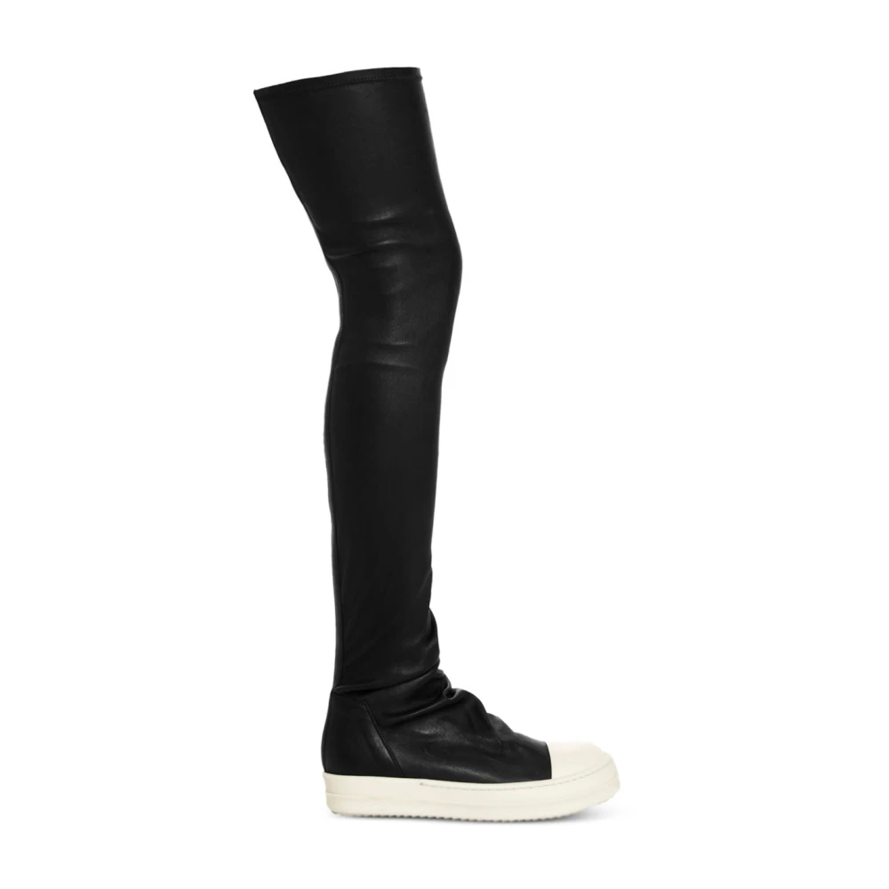 Rick Owens Boots - Female - Over-The-Knee Boots - Black - 8 Uk - Shoes