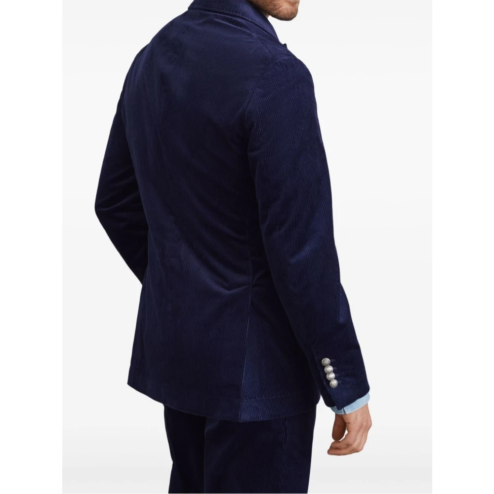 BRUNELLO CUCINELLI Blauwe Jas voor Mannen Aw24 Blue Heren