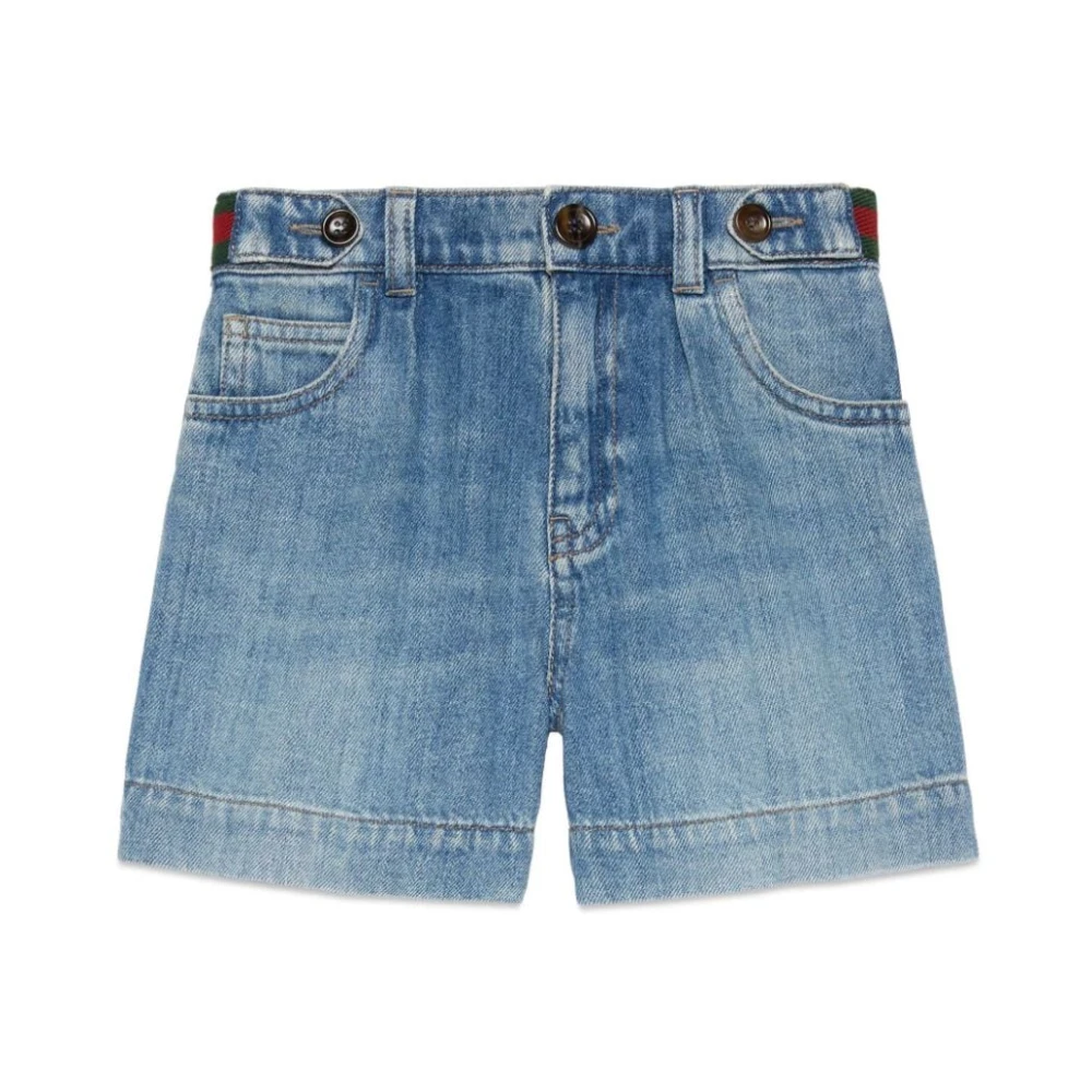 Gucci Blå Barnshorts Blue, Pojke