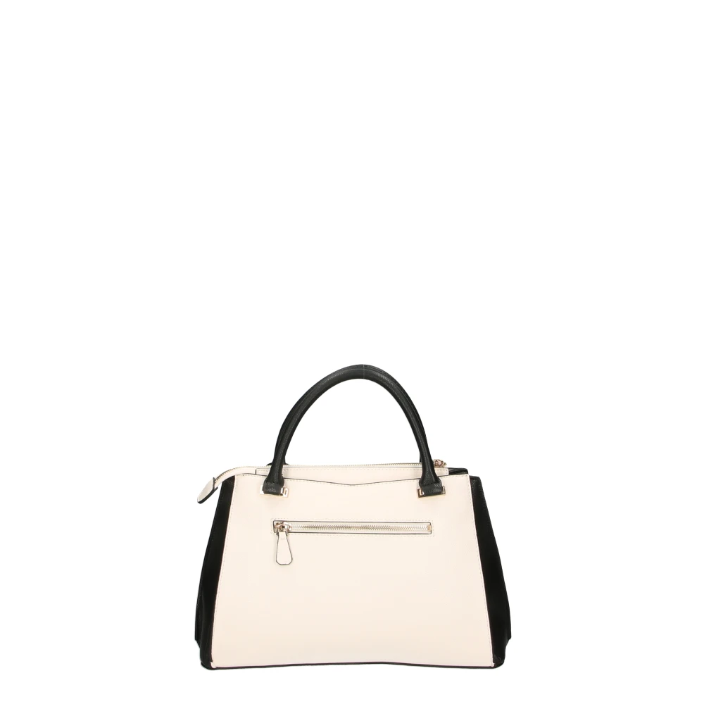 Guess Ivoor Luxe Satchel Handtas White Dames