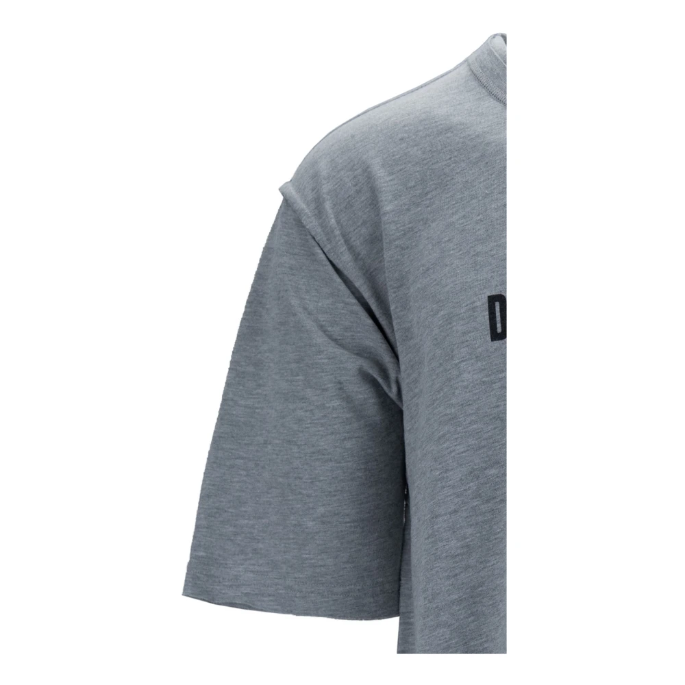 Dolce & Gabbana Heren Grafisch T-shirt Gray Heren