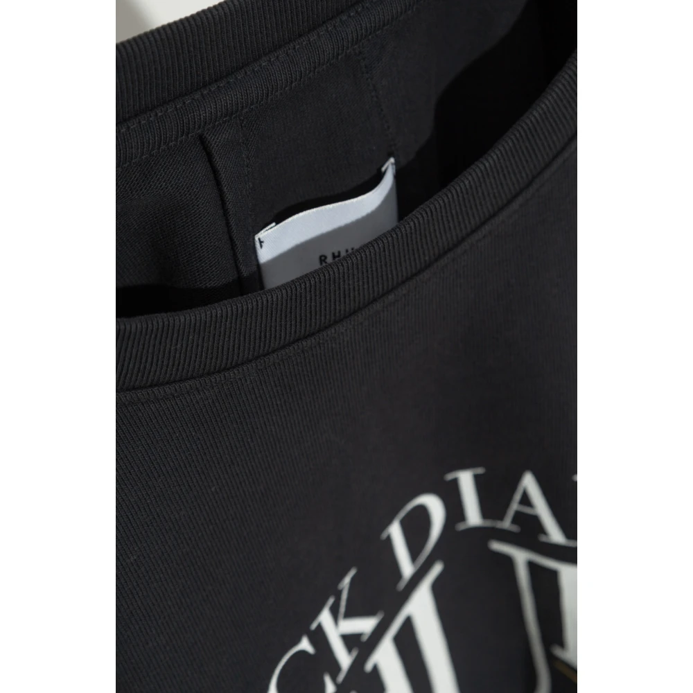 Rhude Katoenen t-shirt Black Heren