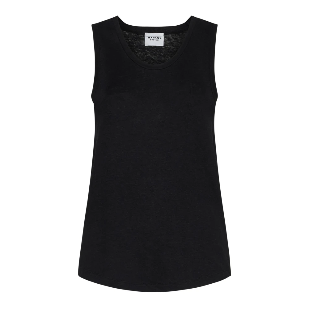 Isabel Marant Étoile Zwarte T-shirts en Polos Arielle-GC Black Dames