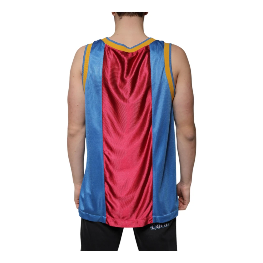 Dolce & Gabbana Multicolor Mouwloze Tanktop Multicolor Heren