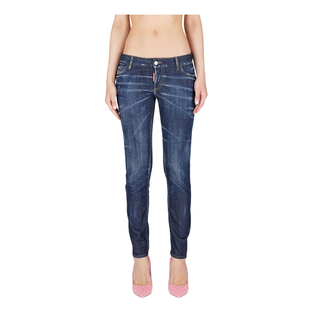 Dsquared2 Stijlvolle Broeken voor Mannen Blue Dames