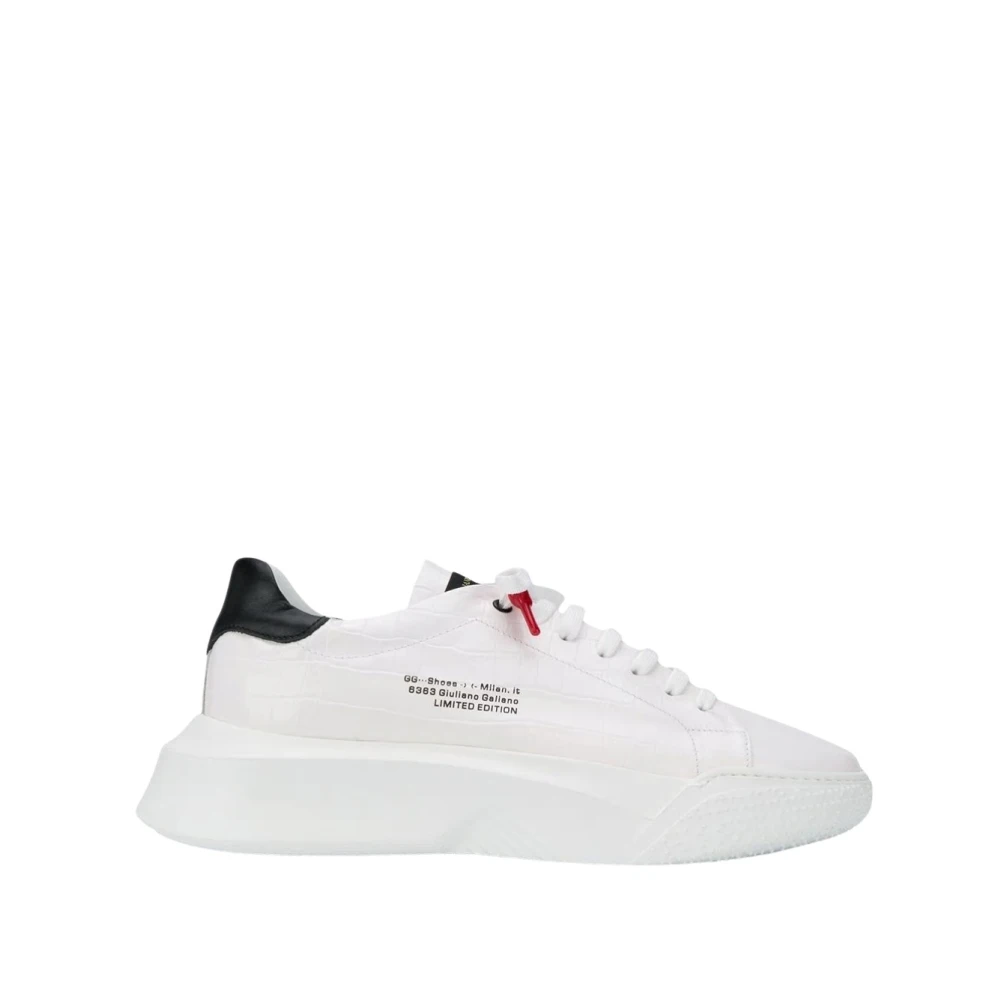 Giuliano Galiano Nemesis Lace-Up Sneakers Heren Schoenen Wit