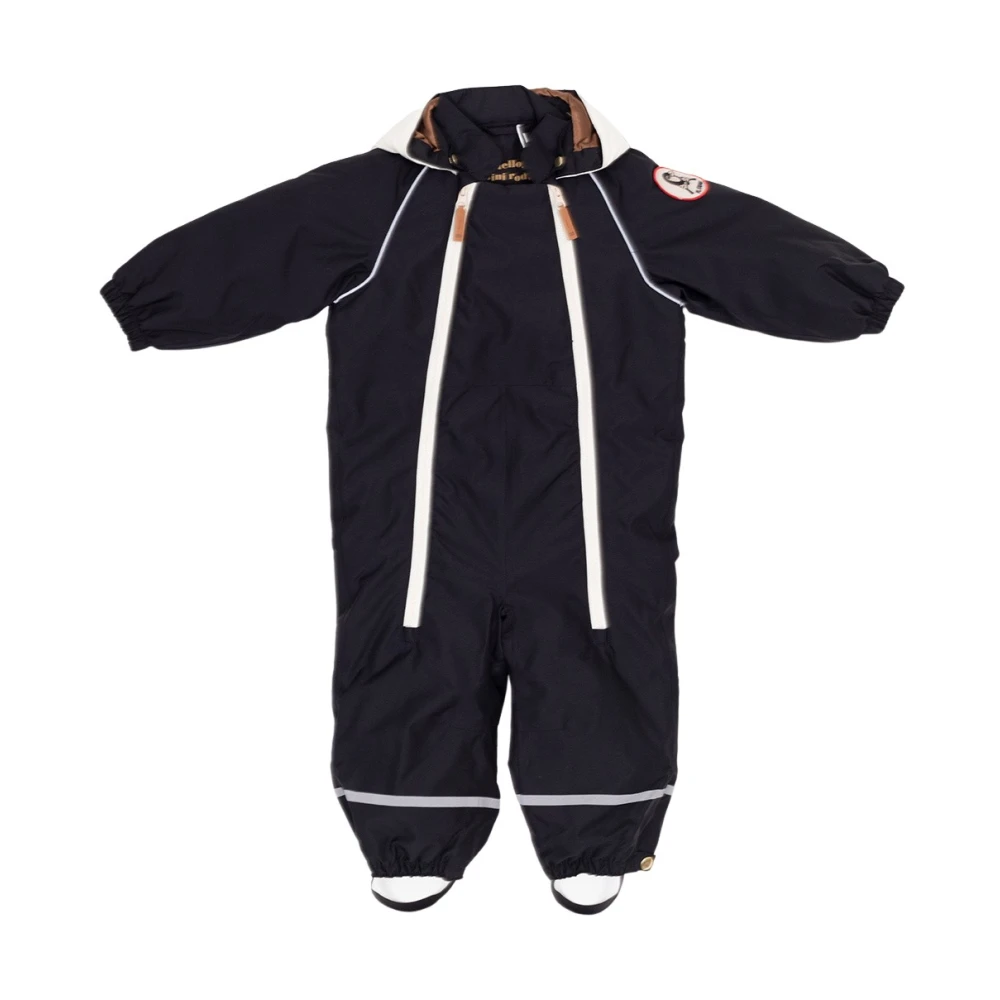 Mini Rodini Unisex Kids Black Insulated Jumpsuit - Jumpsuits - 9 M - Kids
