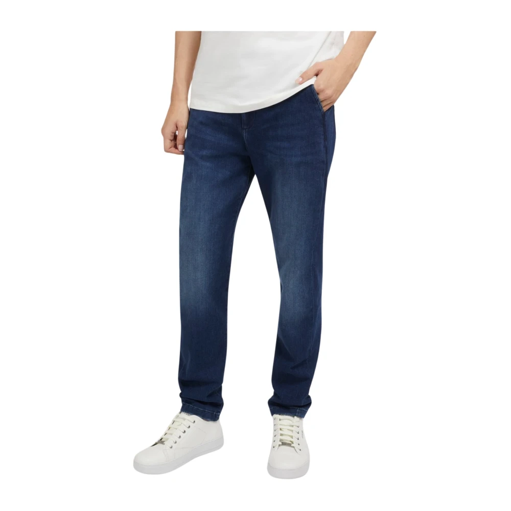 Guess Denim Chino Blauwe Tapered Jeans Blue Heren