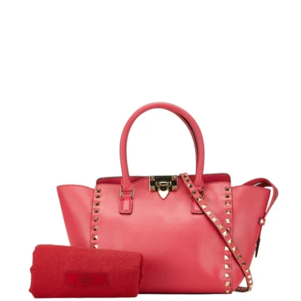 Valentino Vintage Pre-owned Leather handbags Pink Dames