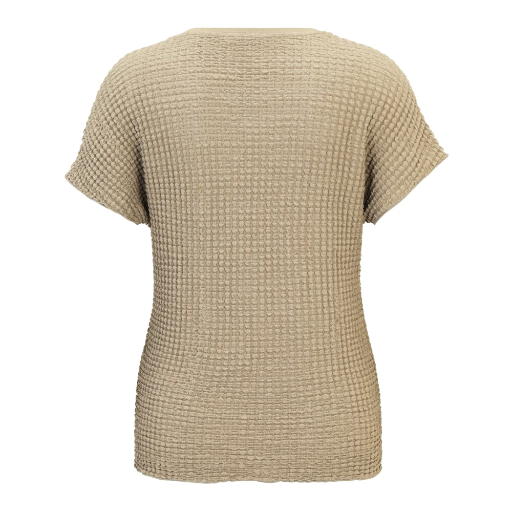 Betty Barclay Kreukeleffect U-hals Shirt Green Dames