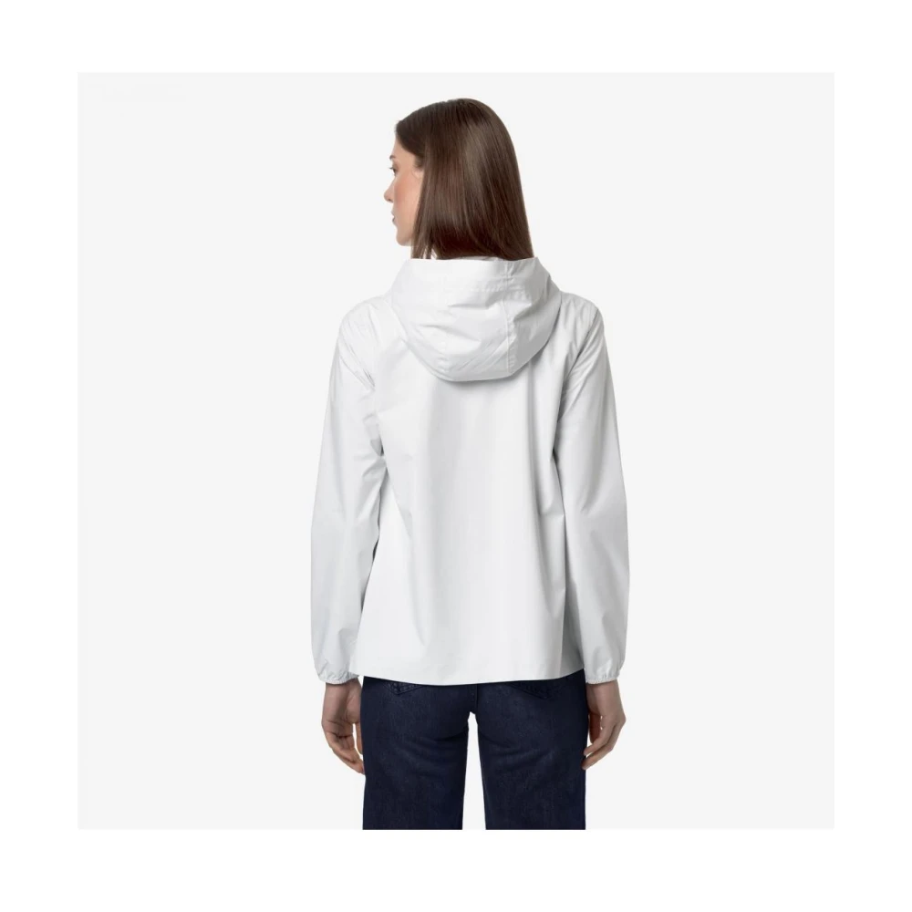 K-way Polyester Puffer en Parka Jassen White Dames