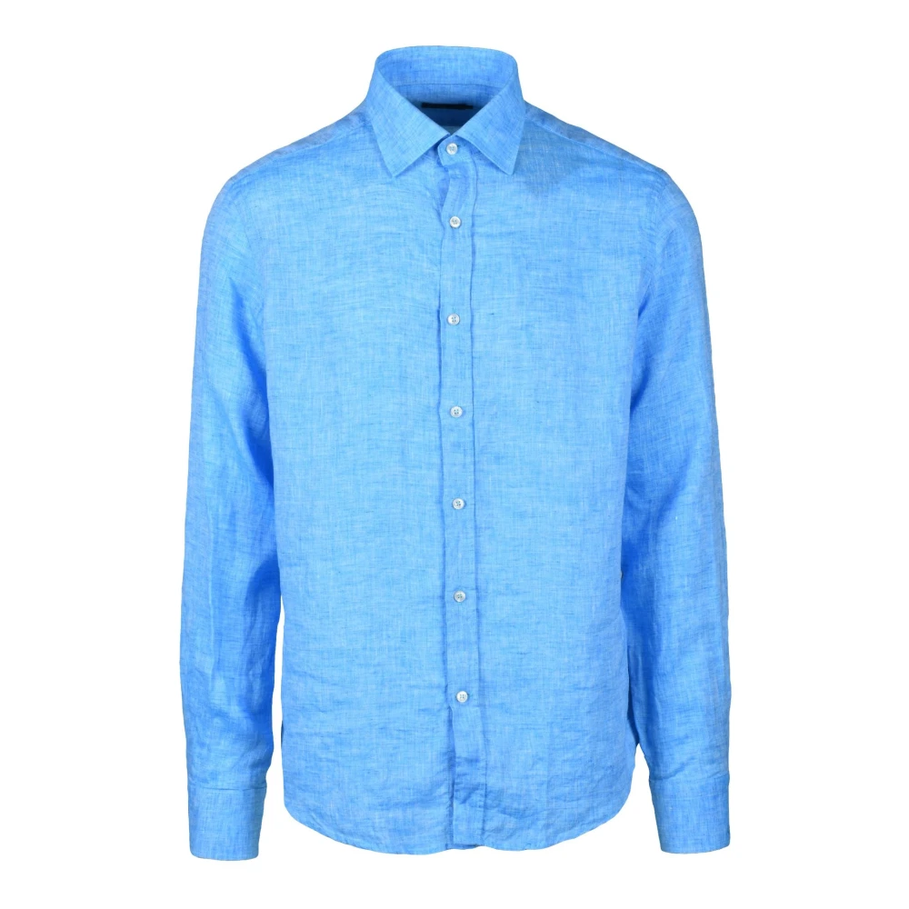 PAUL & SHARK Linnen Overhemd Blue Heren
