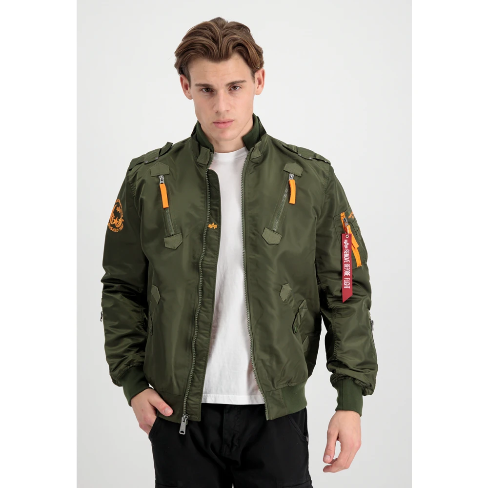 alpha industries Falcon II Donkergroene Vluchtjas Green Heren