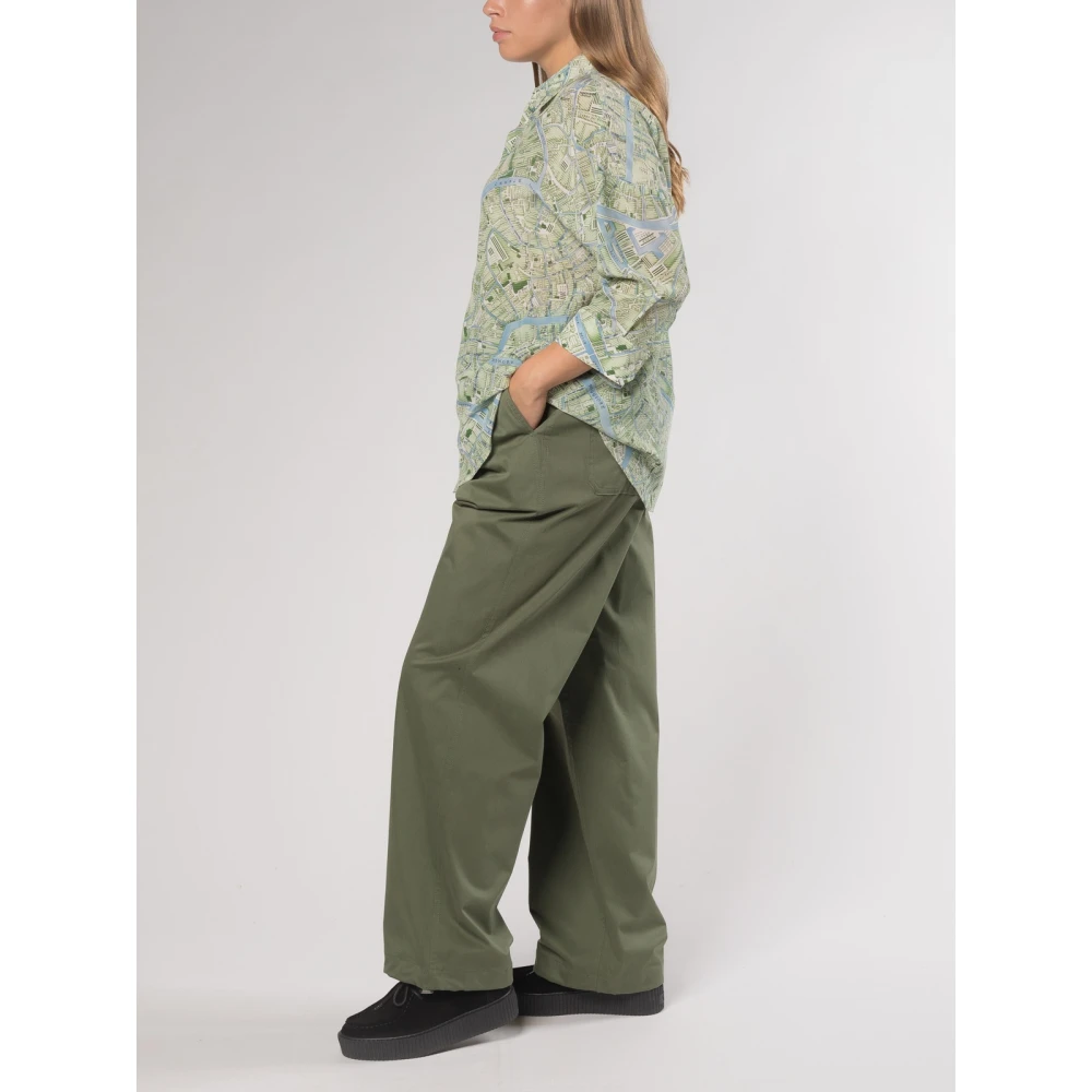 Max Mara Weekend Trousers Green Dames