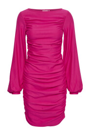 Pink Peacock Drapiertes LS Kleid